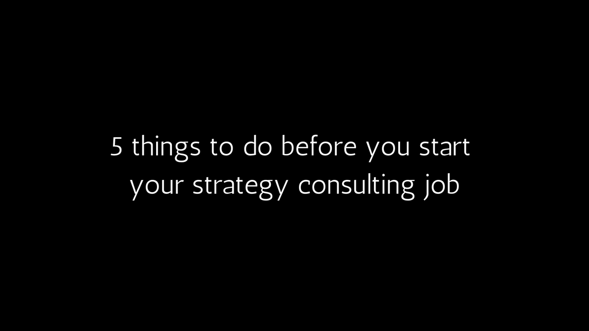 How to prep for your first day in consulting