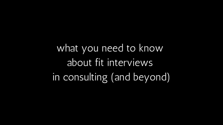 How to ace fit interviews