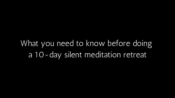 6 things to know for 10 days of silence